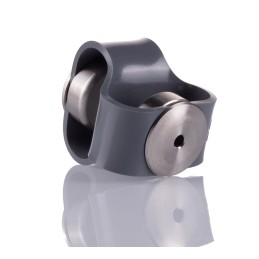 1 pcs - Huco Double Loop Elastomer, 4mm Bore, 48mm Length Coupler