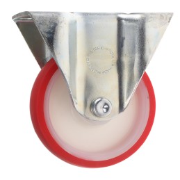 1 pcs - Flexello Fixed Castor Wheel, 250kg Capacity, 100mm Wheel