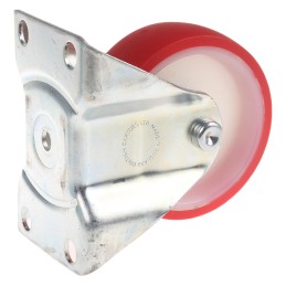 1 pcs - Flexello Fixed Castor Wheel, 250kg Capacity, 100mm Wheel