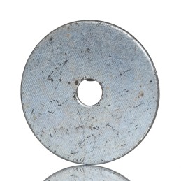 1 Box of 100 - Zinc Plated Steel Mudguard Washers, M5