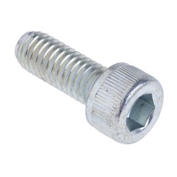 1 Box of 100 - RS PRO Bright Zinc Plated Steel Hex Socket Cap Screw, DIN 912, M6 x 16mm