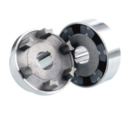 1 pcs - OPTIBELT Shaft Coupling, 160mm Outside Diameter, 124mm Length Jaw Coupling