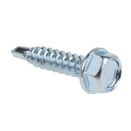 1 Box of 100 - RS PRO Bright Zinc Plated Steel Self Drilling Screw M4.2 x 19mm Long