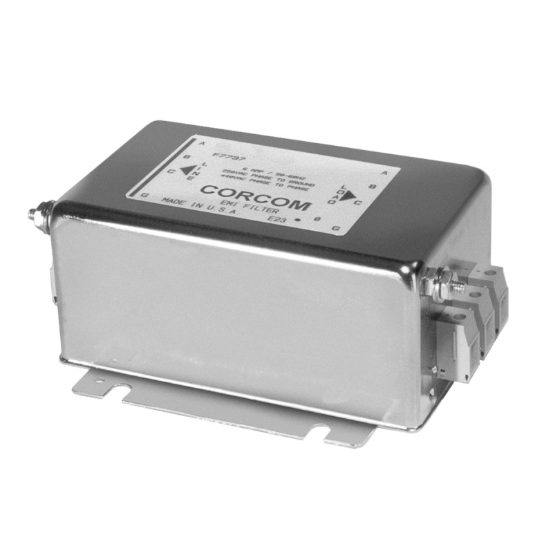 1 pcs - TE Connectivity, Corcom FCD 150A 480/277 V ac 50Hz, Flange Mount Power Line Filter, Screw 3 Phase