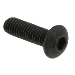 1 Box of 100 - RS PRO Black, Self-Colour Steel Hex Socket Button Screw, ISO 7380, M3 x 10mm