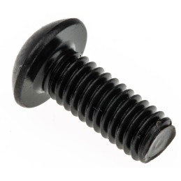1 Box of 100 - RS PRO Black, Self-Colour Steel Hex Socket Button Screw, ISO 7380, M4 x 10mm