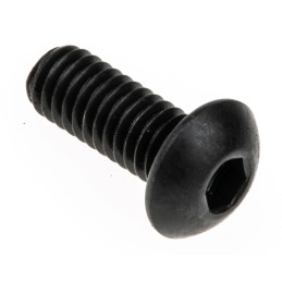 1 Box of 100 - RS PRO Black, Self-Colour Steel Hex Socket Button Screw, ISO 7380, M4 x 10mm