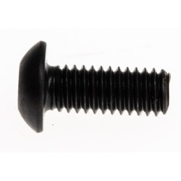 1 Box of 100 - RS PRO Black, Self-Colour Steel Hex Socket Button Screw, ISO 7380, M4 x 10mm