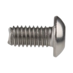 1 Box of 100 - RS PRO M4 x 8mm Hex Socket Button Screw Plain Stainless Steel