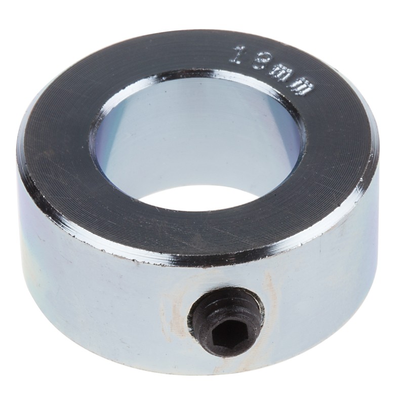 1 pcs - RS PRO Shaft Collar One Piece Set Screw, Bore 18mm, OD 32mm, W 14mm, Steel