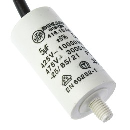 50 pcs - Ducati Energia 4.16.10 Polypropylene Film Capacitor, 400 - 500V ac, ±5%, 5μF, Stud Mount