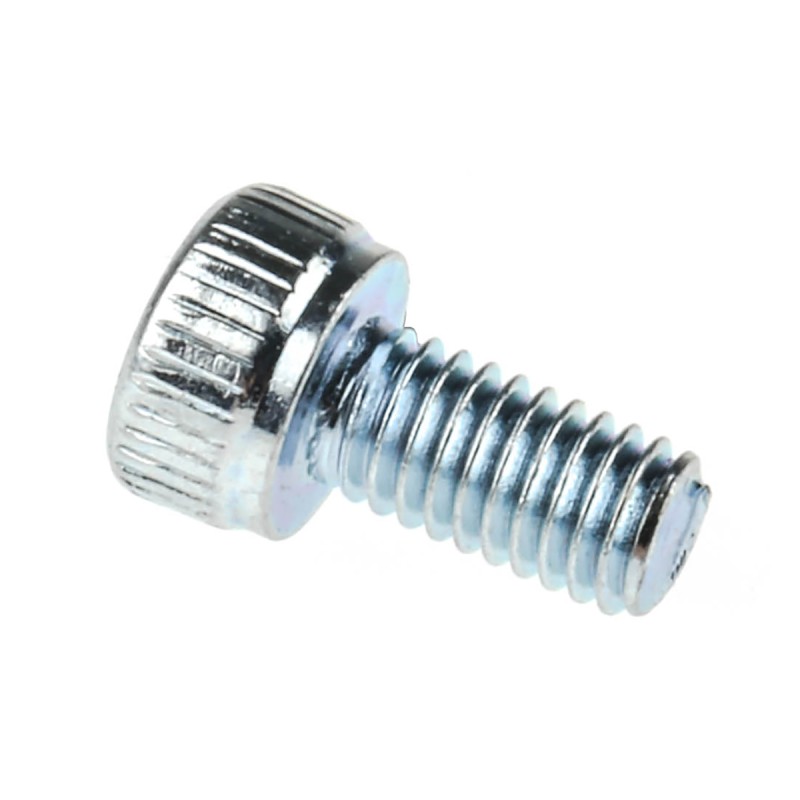 1 Box of 100 - RS PRO Bright Zinc Plated Steel Hex Socket Cap Screw, DIN 912, M3 x 6mm