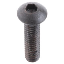 1 Box of 100 - RS PRO Black, Self-Colour Steel Hex Socket Button Screw, ISO 7380, M4 x 16mm