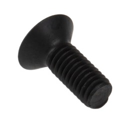 1 Box of 100 - RS PRO M3 x 8mm Hex Socket Countersunk Screw Black, Self-Colour Steel