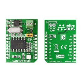 1 pcs - MikroElektronika CAN Bus SN65HVD230 Evaluation Kit MIKROE-986