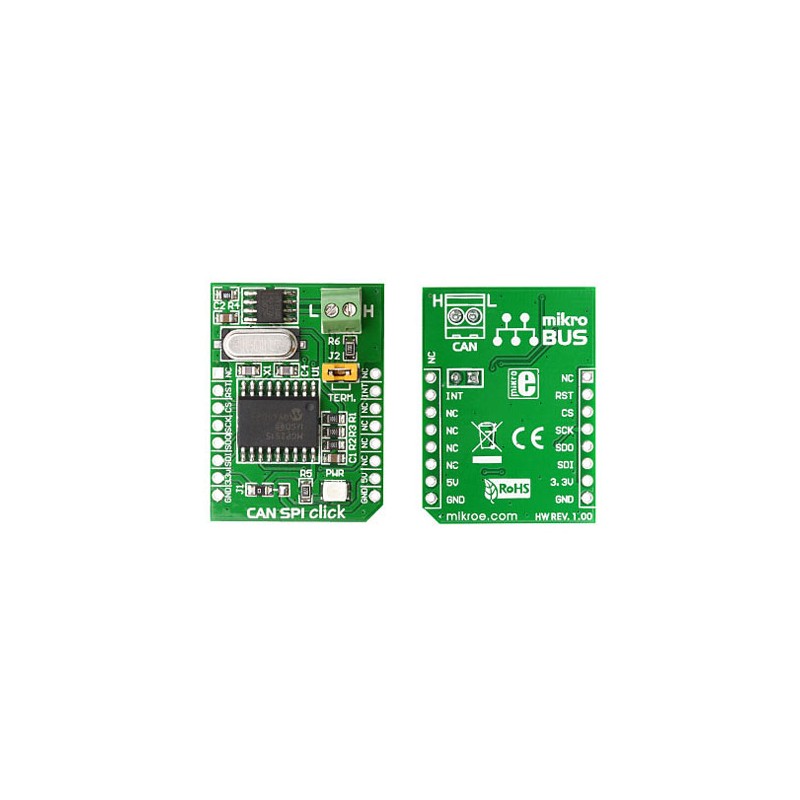 1 pcs - MikroElektronika CAN Bus SN65HVD230 Evaluation Kit MIKROE-986