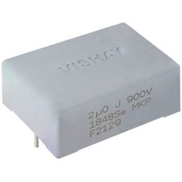 1 pcs - Vishay MKP1848Se DC-Link Polypropylene Film Capacitor, 1.2kV dc, 10%, 1μF, Through Hole