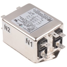 5 pcs - TE Connectivity, Corcom AYO 6A 250 V ac 50Hz, Flange Mount RFI Filter, Spade 3 Phase