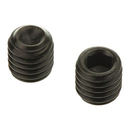 1 Box of 100 - Black, Self-Colour Steel Hex Socket Set M8 x 8mm Grub Screw