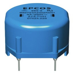 1 pcs - EPCOS 27 mH ±30% Ferrite Current Compensated Choke, 1A Idc, 750mΩ Rdc, B82721A