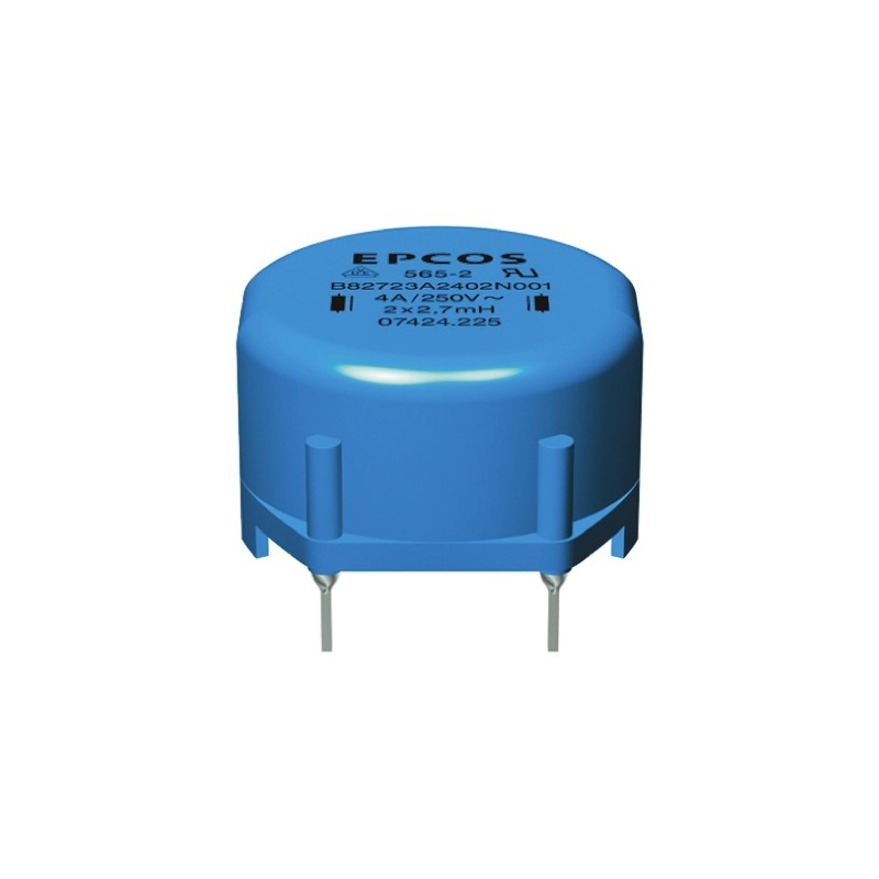 1 pcs - EPCOS 27 mH ±30% Ferrite Current Compensated Choke, 1A Idc, 750mΩ Rdc, B82721A