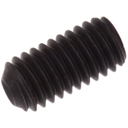 1 Box of 100 - Black, Self-Colour Steel Hex Socket Set M6 x 12mm Grub Screw