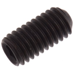 1 Box of 100 - Black, Self-Colour Steel Hex Socket Set M6 x 12mm Grub Screw