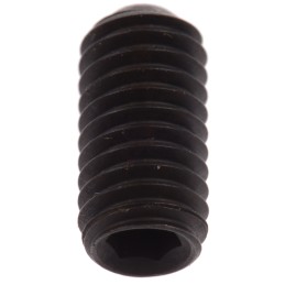 1 Box of 100 - Black, Self-Colour Steel Hex Socket Set M6 x 12mm Grub Screw