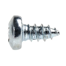 1 Box of 100 - RS PRO Bright Zinc Plated Steel Pan Head Self Tapping Screw, N°N°4 x 1/4in Long 6.5mm Long