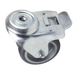 1 pcs - Tente Braked Swivel Castor Wheel, 80kg Capacity, 75mm Wheel