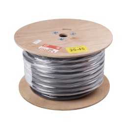 1 Reel of 50 M - RS PRO 5 Core Power Cable, 6 mm², 50m, Black CPE Sheath, 450/750 V ac