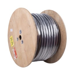 1 Reel of 50 M - RS PRO 5 Core Power Cable, 6 mm², 50m, Black CPE Sheath, 450/750 V ac