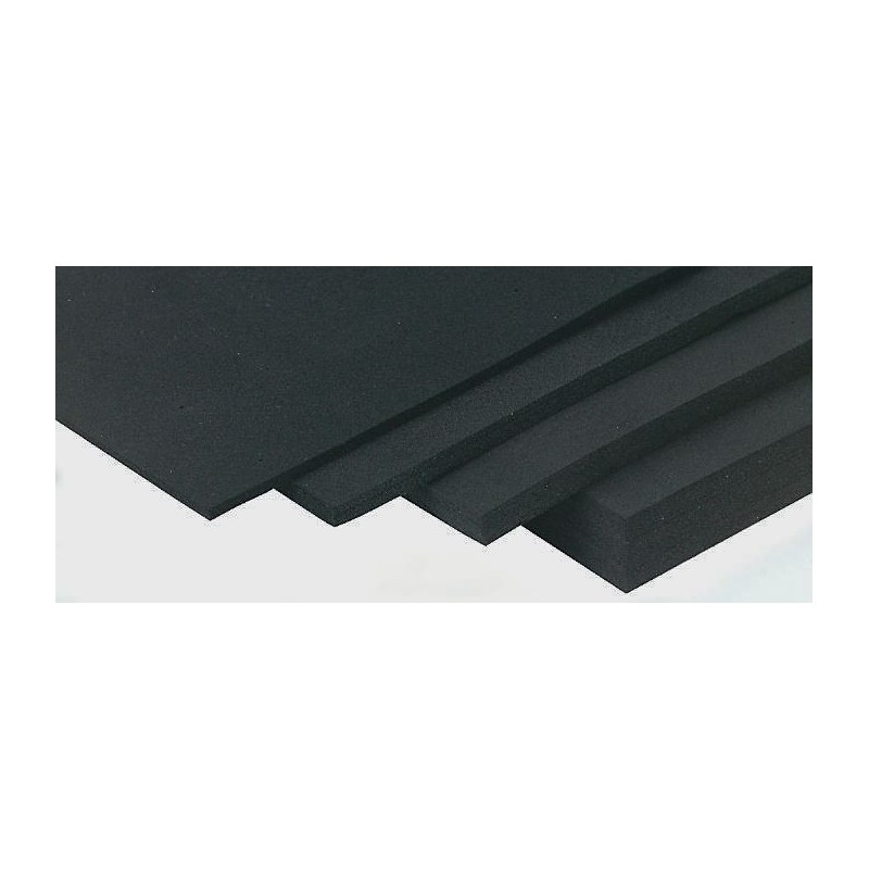 1 pcs - RS PRO Black Rubber Sheet, 1.2m x 1.2m x 6mm