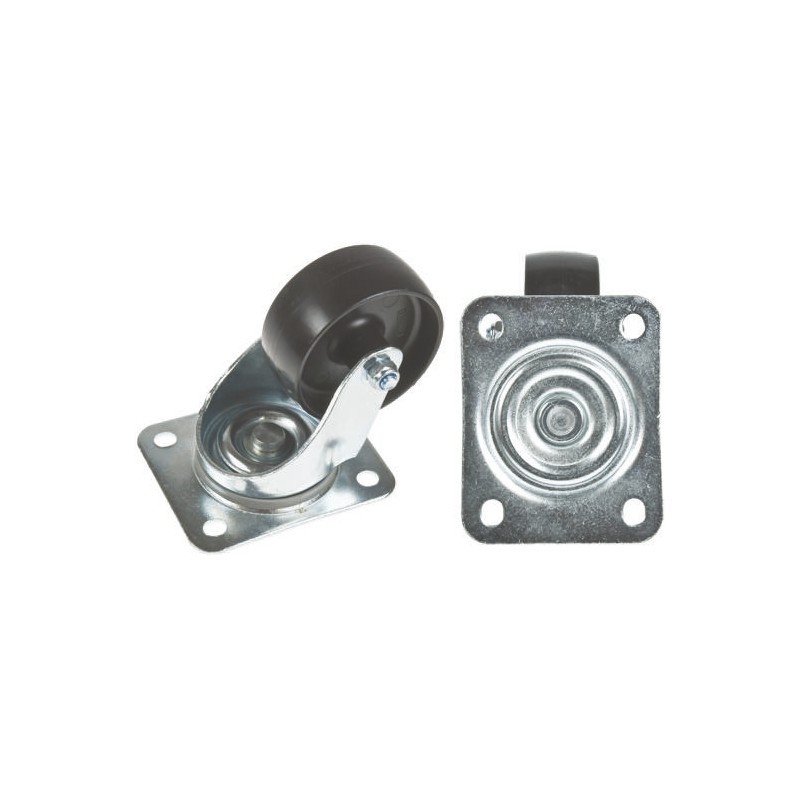 1 pcs - Tente Swivel Castor Wheel, 125kg Capacity, 80mm Wheel