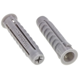 1 Box of 100 - Fischer Fixings Nylon Wall Plug, 40mm Length, 8mm Fixing Hole Diameter