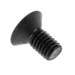 1 Box of 100 - RS PRO M3 x 6mm Hex Socket Countersunk Screw Black, Self-Colour Steel