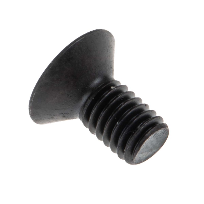 1 Box of 100 - RS PRO M3 x 6mm Hex Socket Countersunk Screw Black, Self-Colour Steel