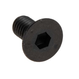 1 Box of 100 - RS PRO M3 x 6mm Hex Socket Countersunk Screw Black, Self-Colour Steel