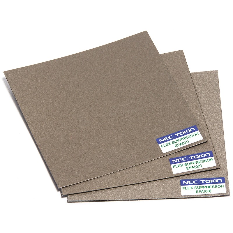 5 pcs - KEMET Polymer, Magnetic Flex Suppressor, 240mm x 240mm x 0.2mm