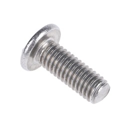 1 Box of 100 - RS PRO M3 x 8mm Hex Socket Button Screw Plain Stainless Steel