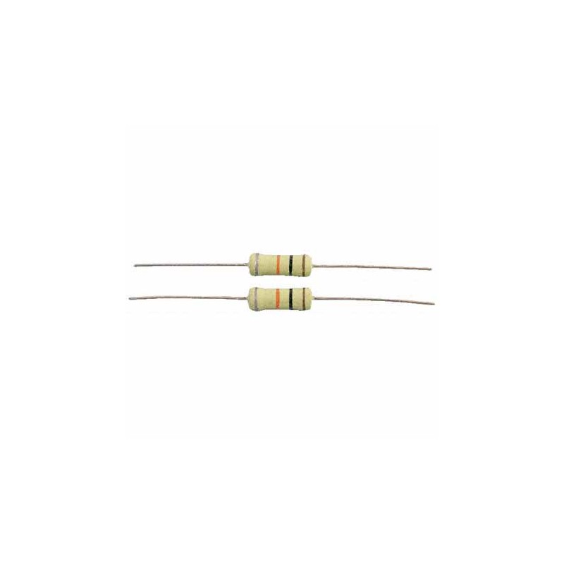 500 pcs - TE Connectivity 22kΩ Ceramic Composition Resistor 2W ±10% CCR222KKB
