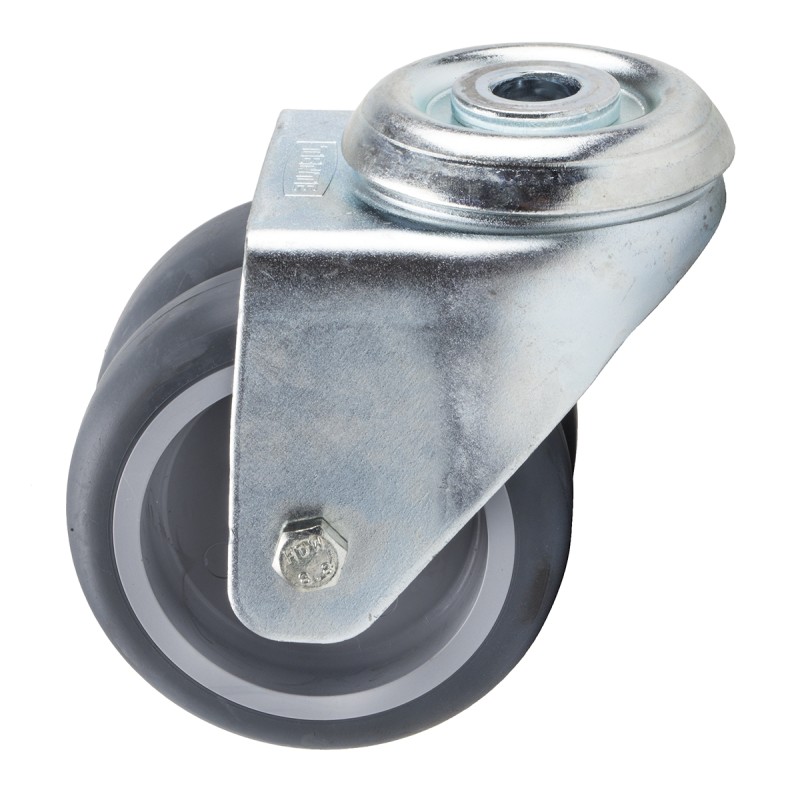 1 pcs - Tente Swivel Castor Wheel, 80kg Capacity, 75mm Wheel