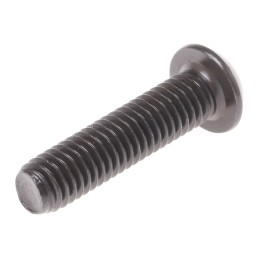 1 Box of 100 - RS PRO Black, Self-Colour Steel Hex Socket Button Screw, ISO 7380, M6 x 25mm