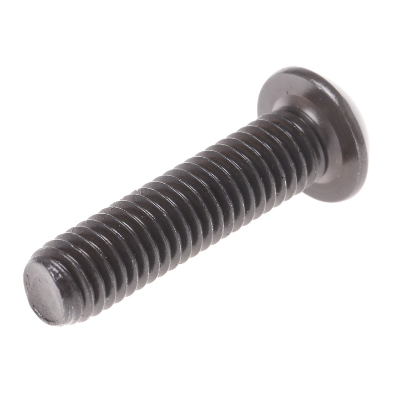 1 Box of 100 - RS PRO Black, Self-Colour Steel Hex Socket Button Screw, ISO 7380, M6 x 25mm