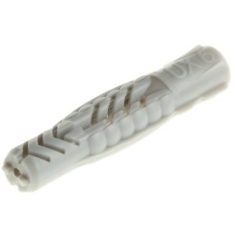 1 Box of 100 - Fischer Fixings Nylon Wall Plug, 35mm Length, 6mm Fixing Hole Diameter