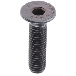 1 Box of 100 - RS PRO M5 x 20mm Hex Socket Countersunk Screw Black, Self-Colour Steel