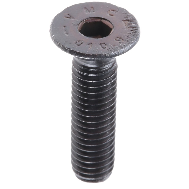 1 Box of 100 - RS PRO M5 x 20mm Hex Socket Countersunk Screw Black, Self-Colour Steel