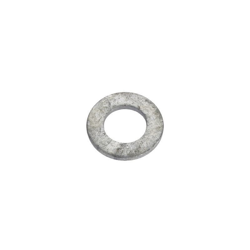 1 Box of 100 - Galvanised Steel Plain Washers, M8, BS 4320G