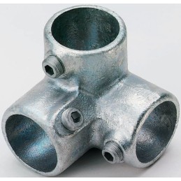 1 pcs - RS PRO 3-Way Connector Connecting Component, Strut Profile Type 3, Round Tube Size Type 3