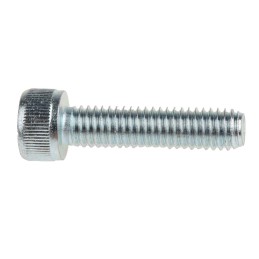1 Box of 100 - RS PRO Bright Zinc Plated Steel Hex Socket Cap Screw, DIN 912, M6 x 25mm